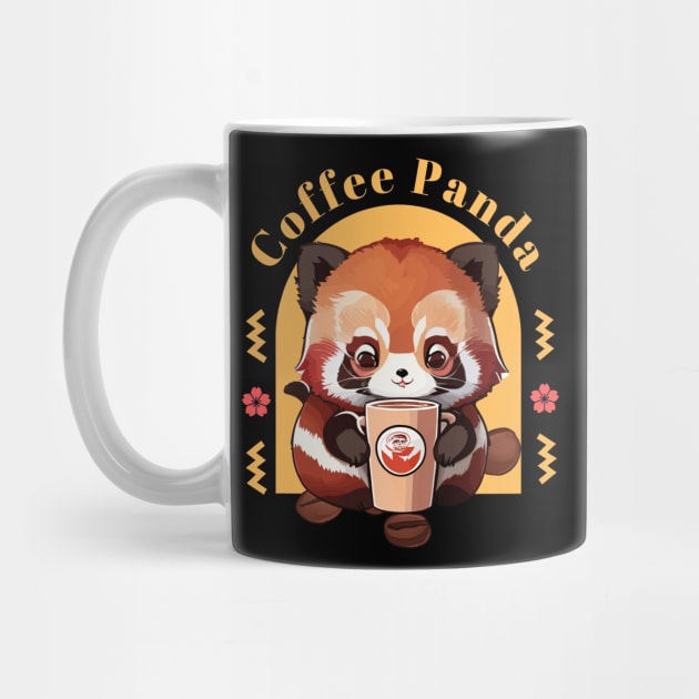 "Coffee Panda" design by WEARWORLD